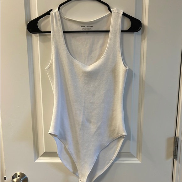 Good American White Sleeveless Bodysuit - Picture 1 of 2
